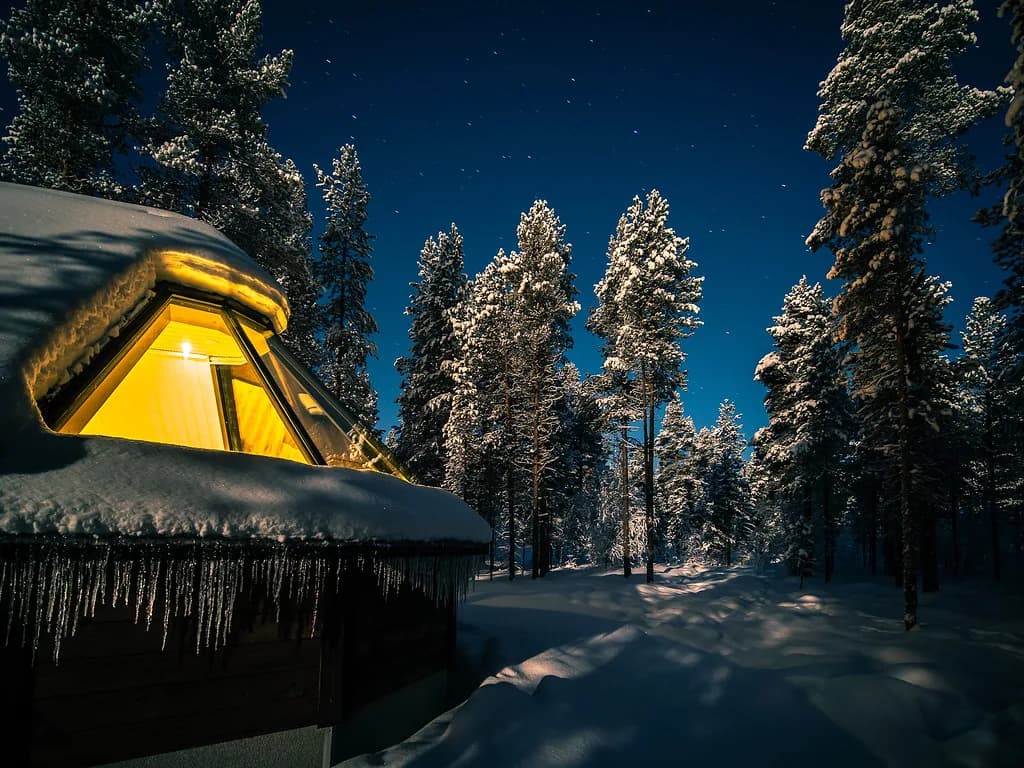 Aurora Village Ivalo: Glass Igloo Cabins and Winter Nights