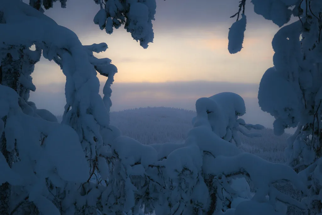 Ruka in December: Polar Night, Snow and Aurora Chances