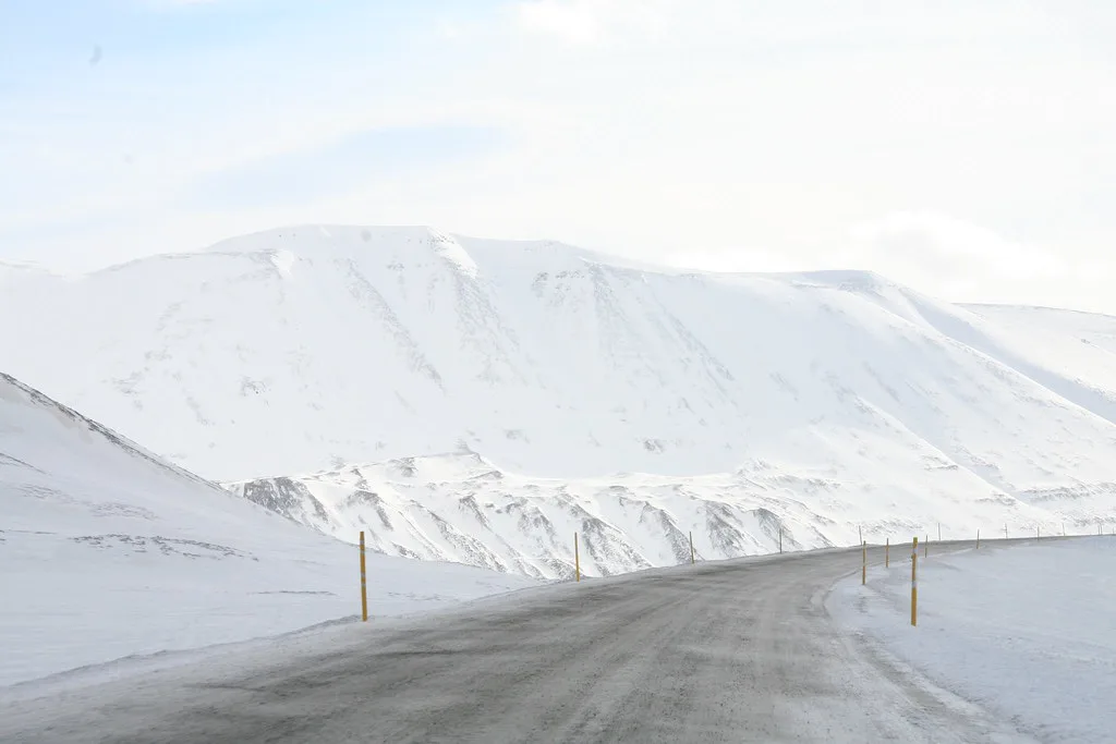 Snow covered, Akureyri