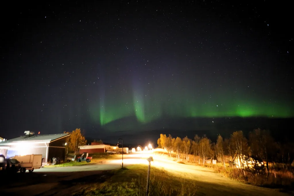 Aurora borealis, Swedish Lapland