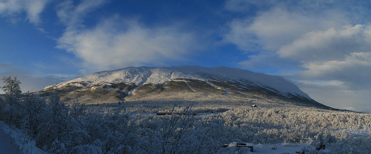 Nuolja winter panorama, Abisko