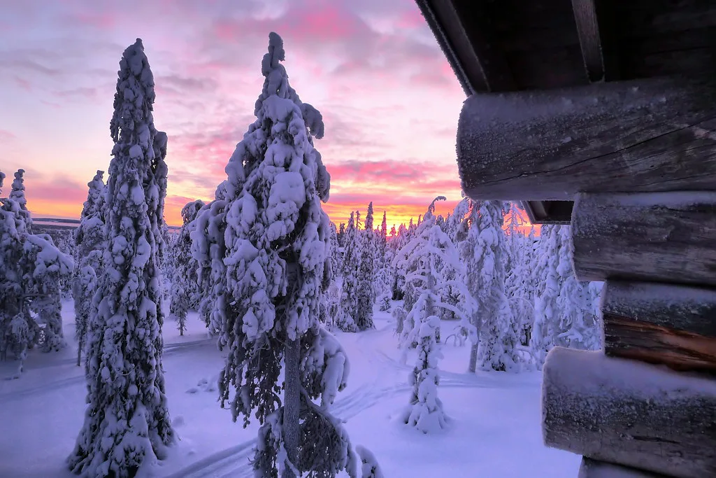 Colourful Sunrise, Finnish Lapland
