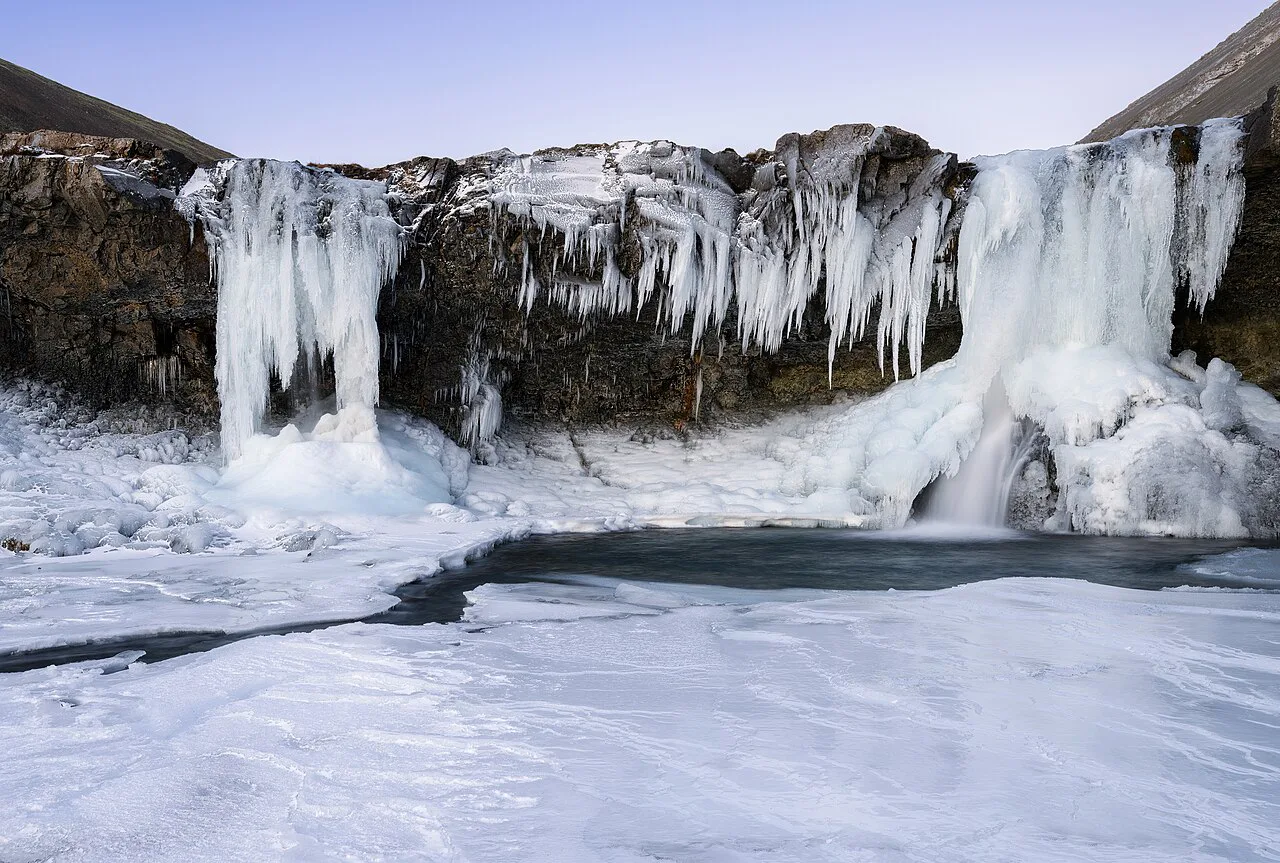 Frozen Waterfalls - Iceland