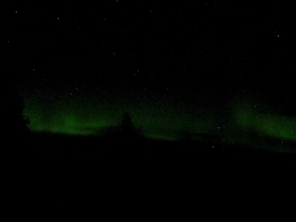 Northern lights in Lapland, Finnish Lapland