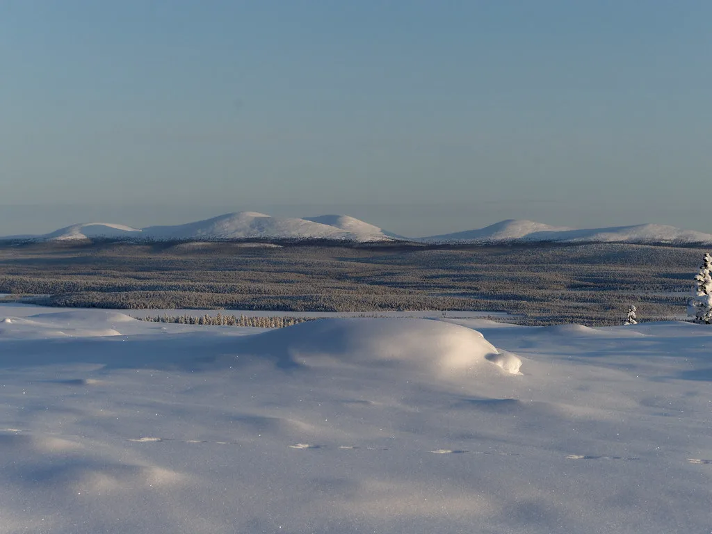 A view from Olostunturi, Finnish Lapland