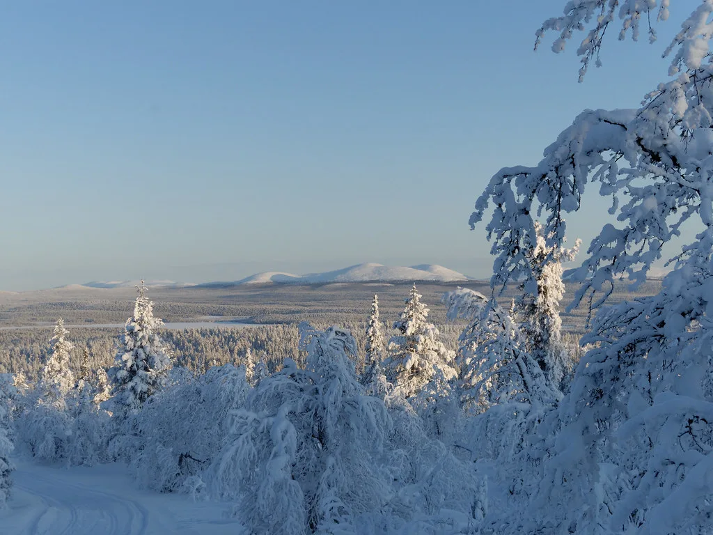 A view from Olostunturi, Finnish Lapland