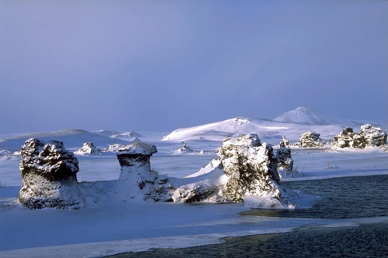 MyvatnWinter, Mývatn