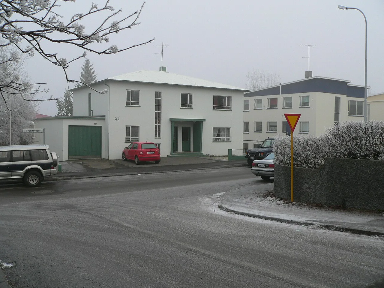 Snow crystallization in Akureyri
