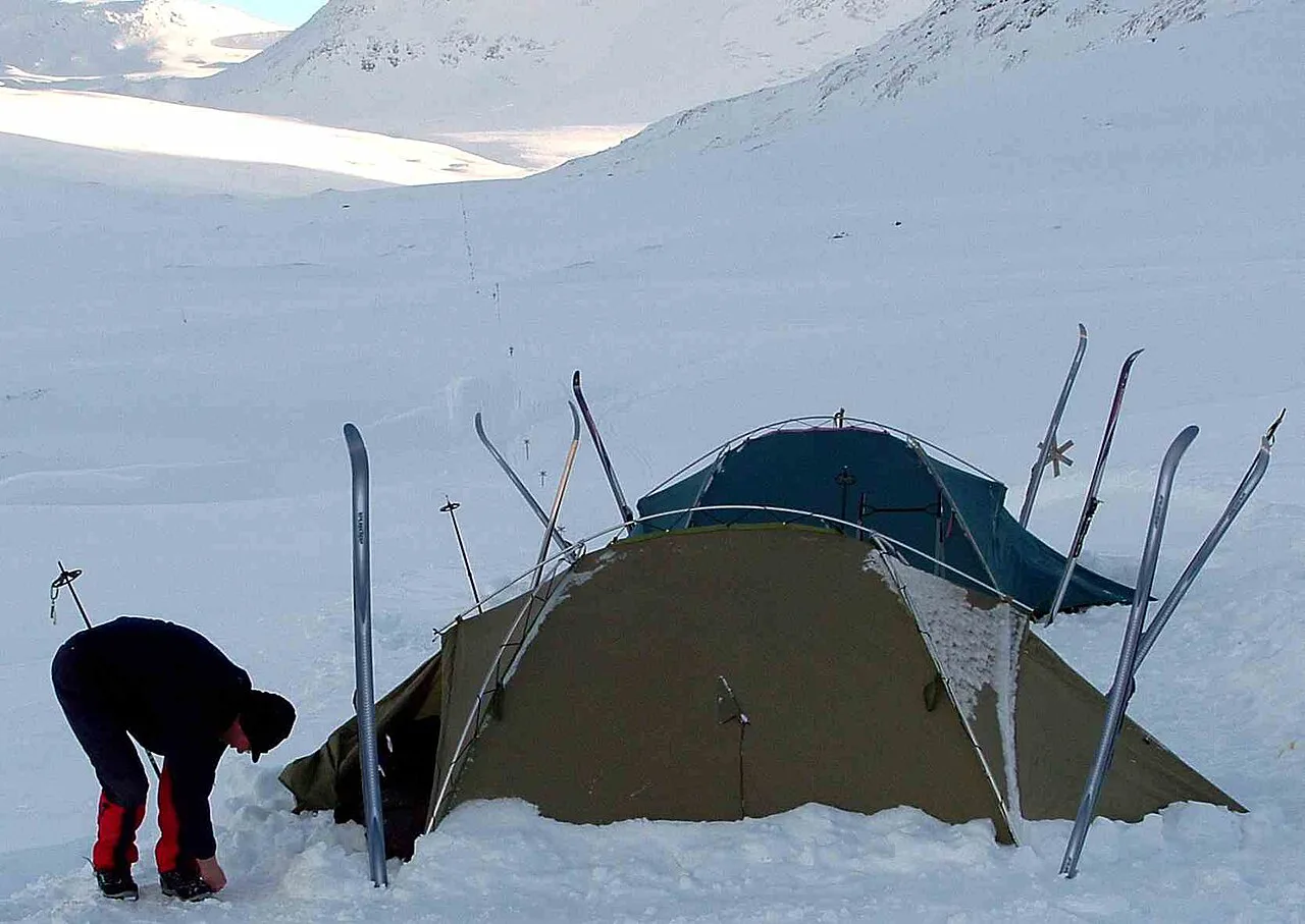 Winter camping in Sweden, Swedish Lapland