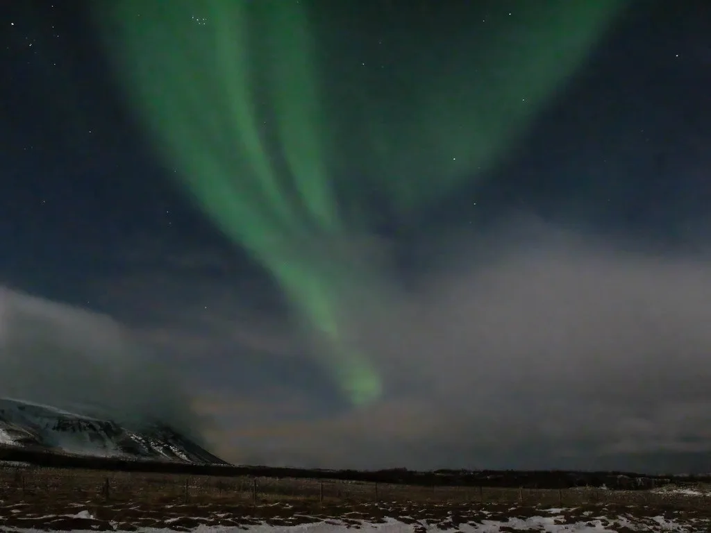 (challenge No. 1- old unpublished pics) - Day - Northern Lights, Borgannes, Iceland