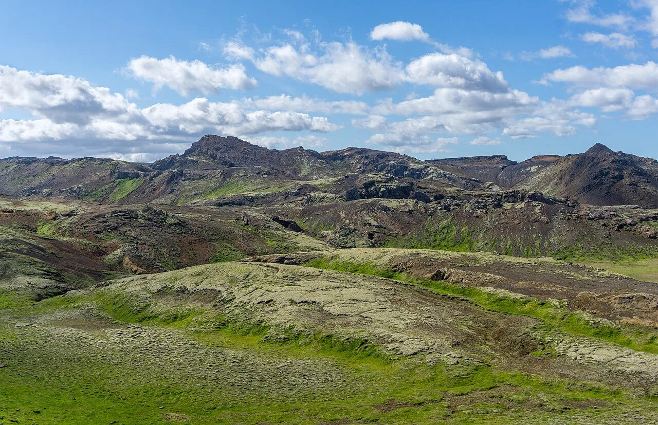 Bláfjöll, taken from the hiking trail Reykjavegur, Iceland