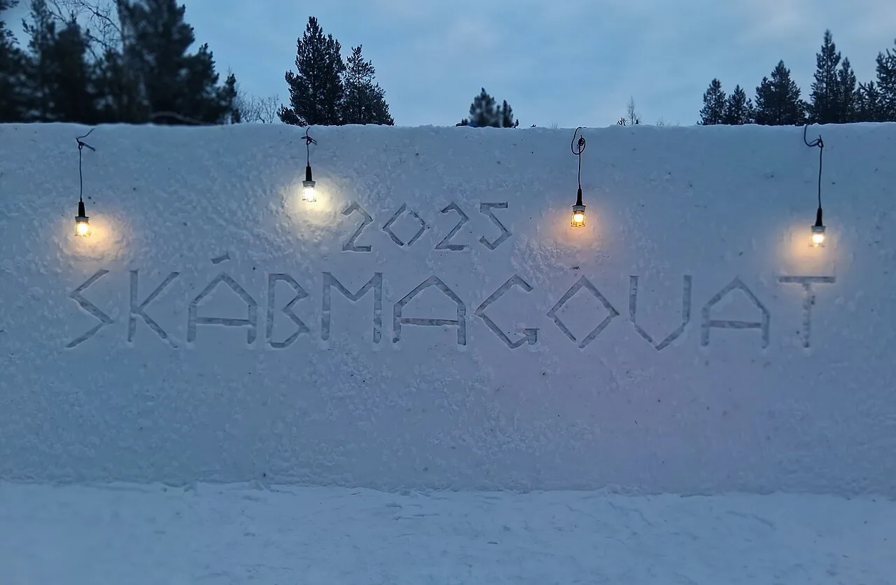 Snow theatre Inari January