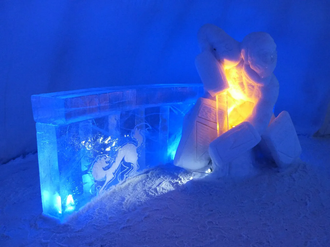 LumiLinna SnowCastle , bar area, Kemi