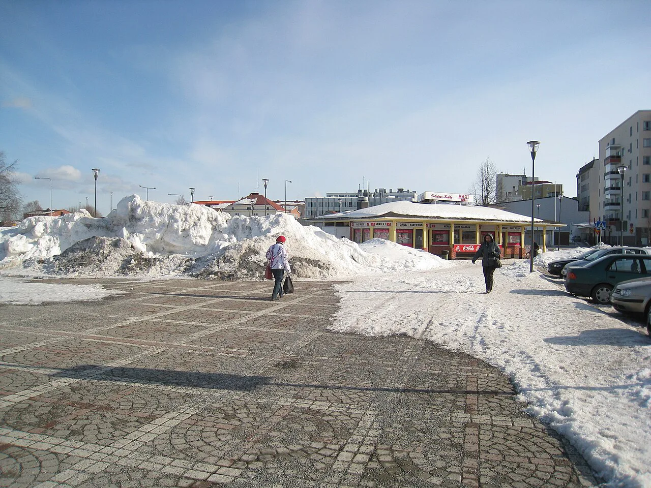 Nordlandfahrt Kemi Schneeberge
