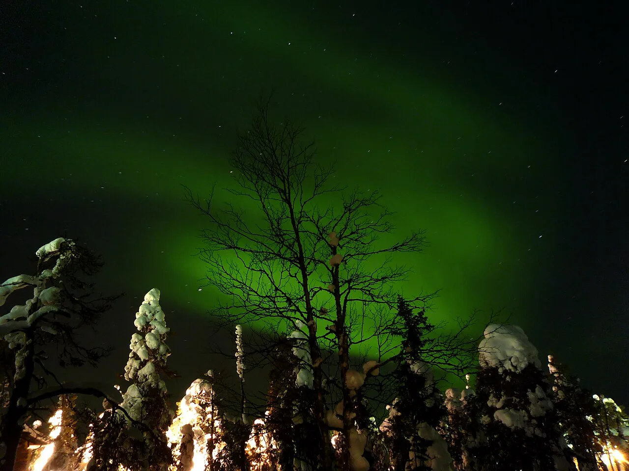 Green Northern Lights, Ruka