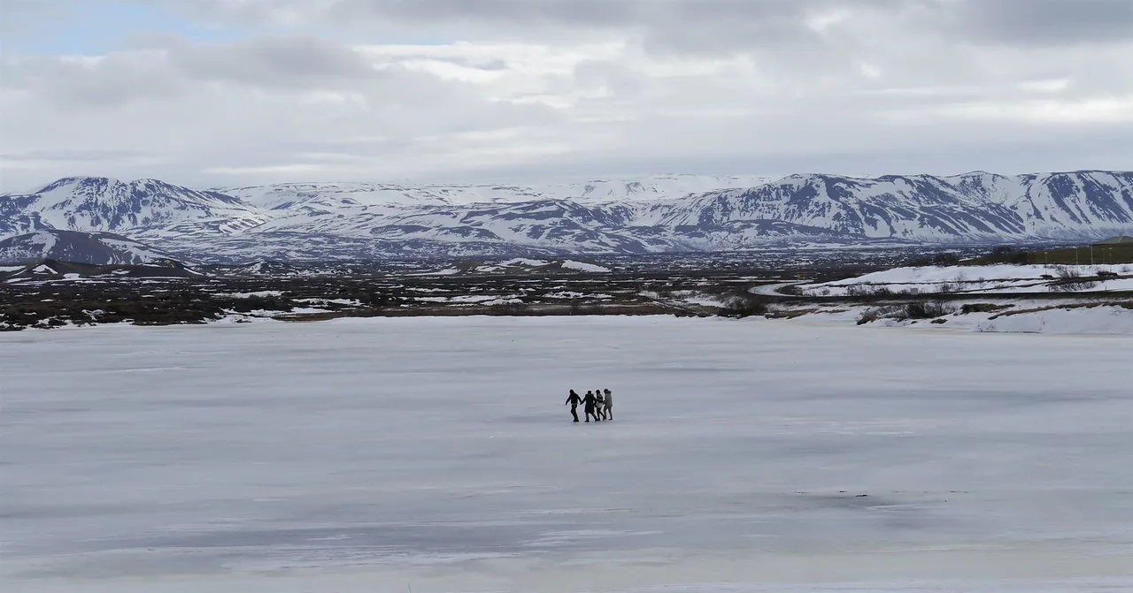 Winter in Mývatn, Iceland