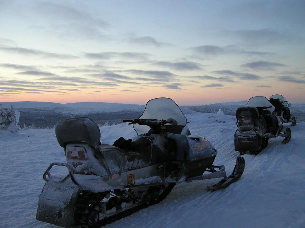 Snowmobiles, Saariselkä
