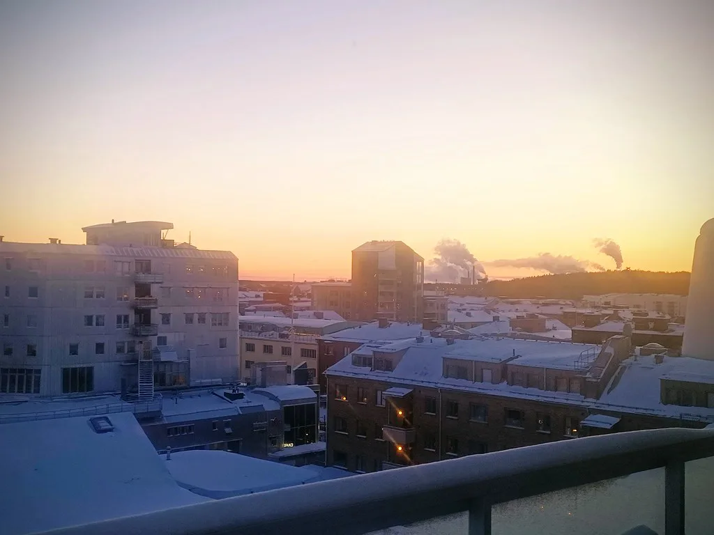 Looking East in Lulea