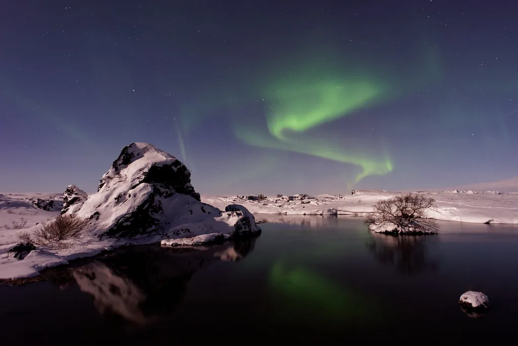 Aurore boréale, Mývatn