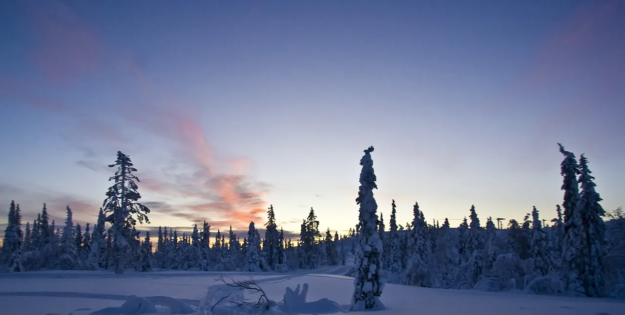 Winter in Levi, Finland