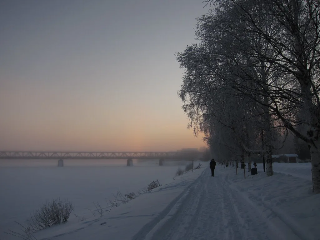 By this river, Rovaniemi