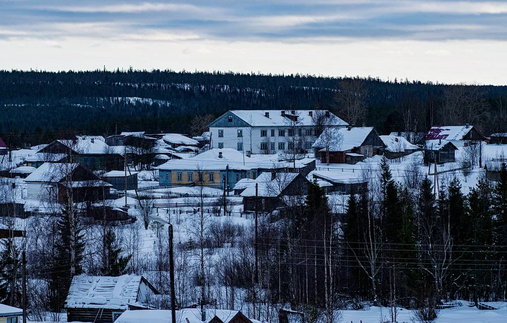 View of the village, Europe