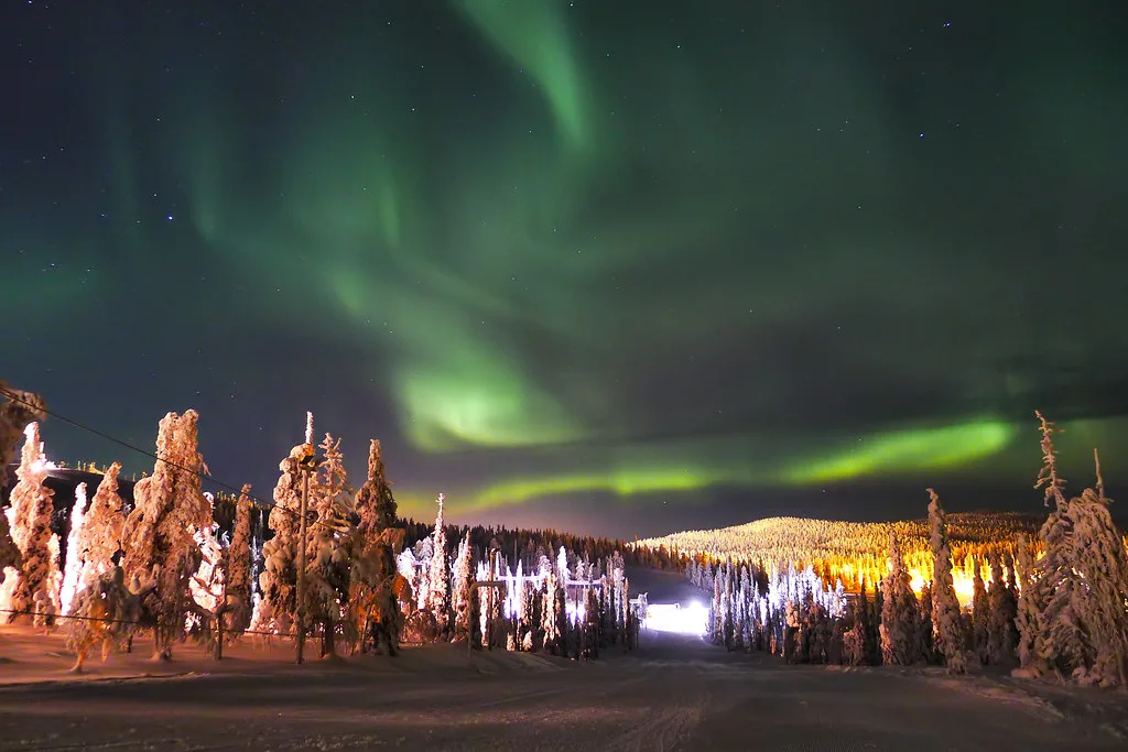 Christmas Day Aurora, Europe