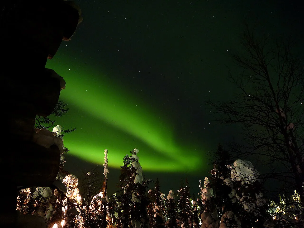 Green Northern Lights, Ruka