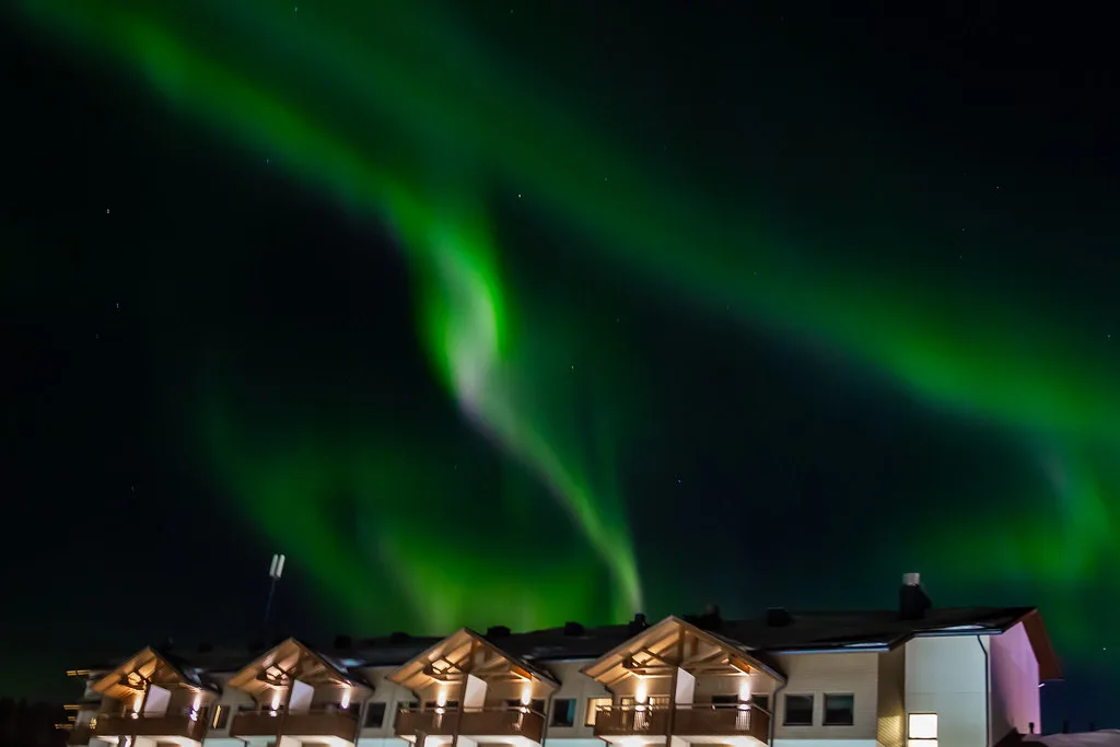 Light the sky, Finnish Lapland