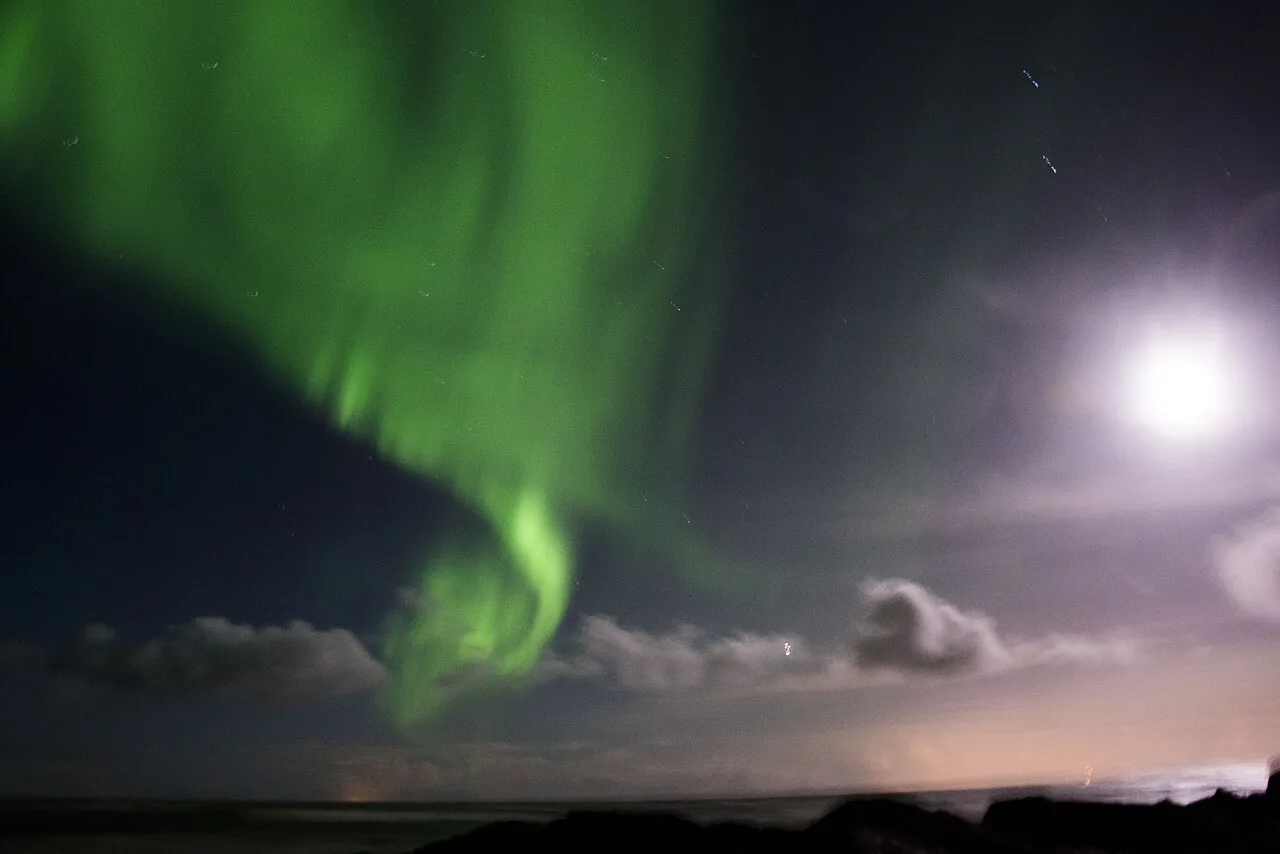Northern Lights at Stykkishólmur, Iceland