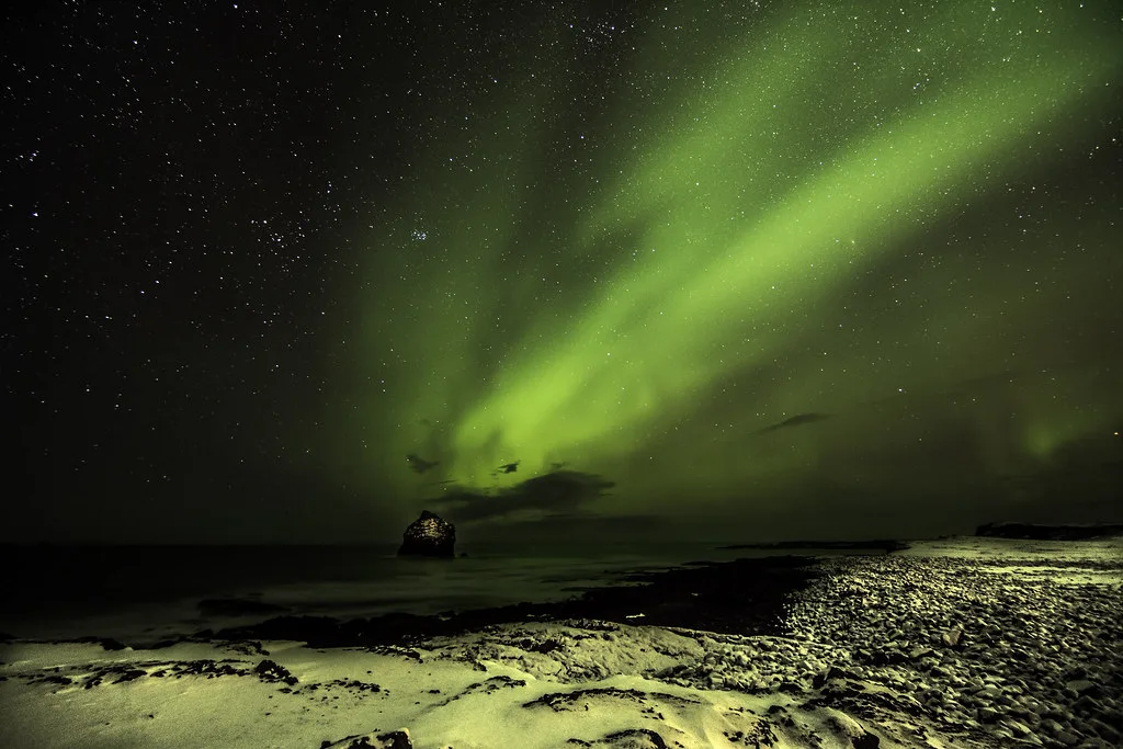 Reykjanes Geopark Aurora, Iceland