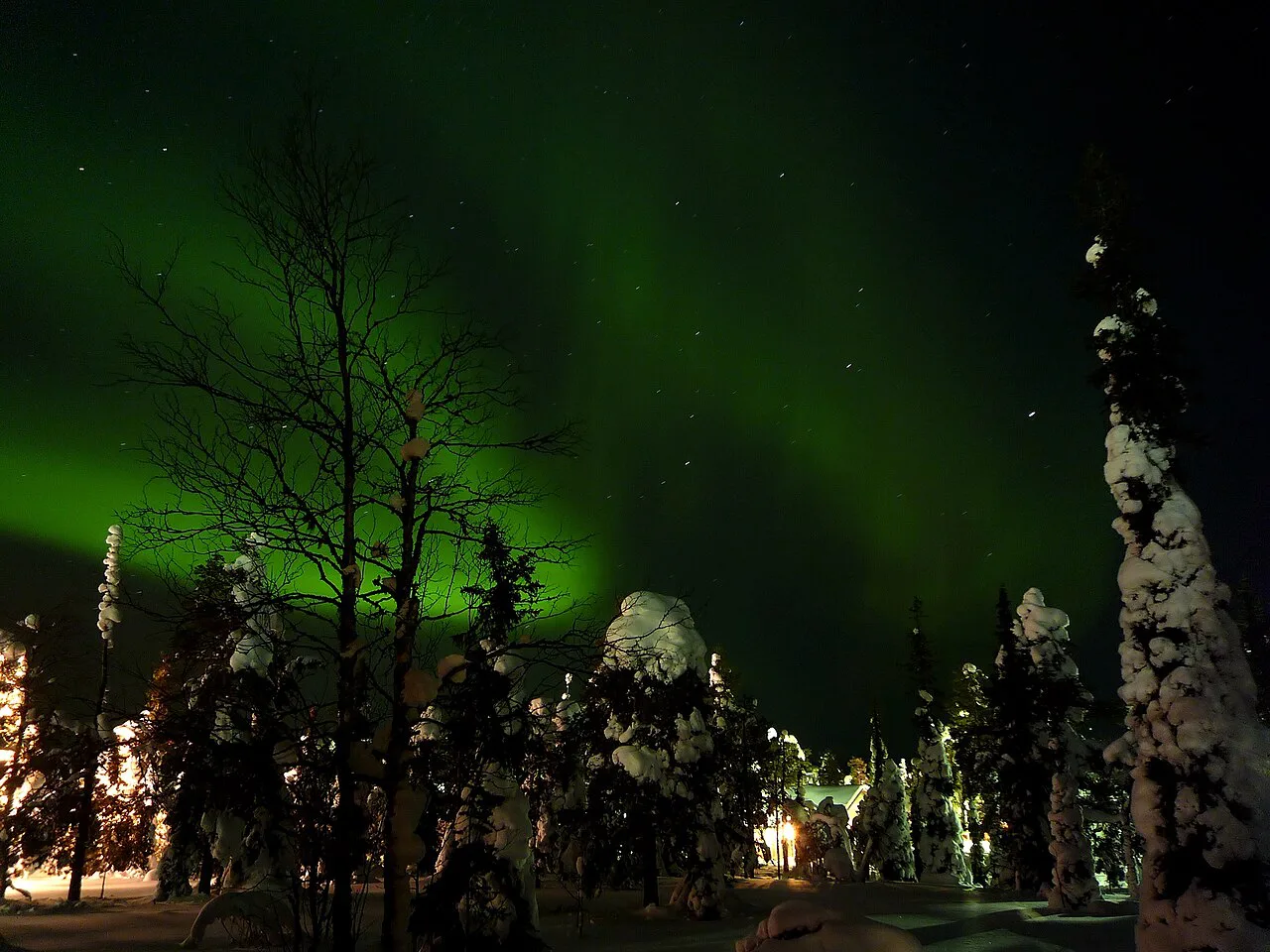 Green Northern Lights, Ruka