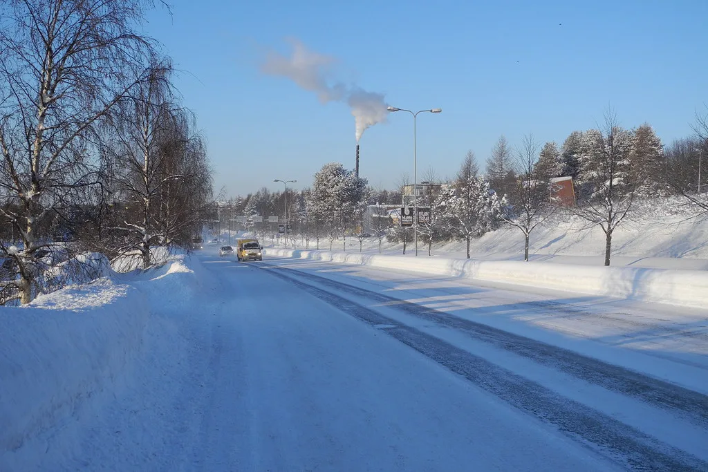 Road to Railstation - Rovaniemi