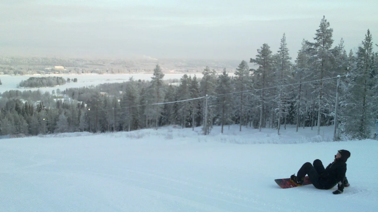 Down the slope, Rovaniemi