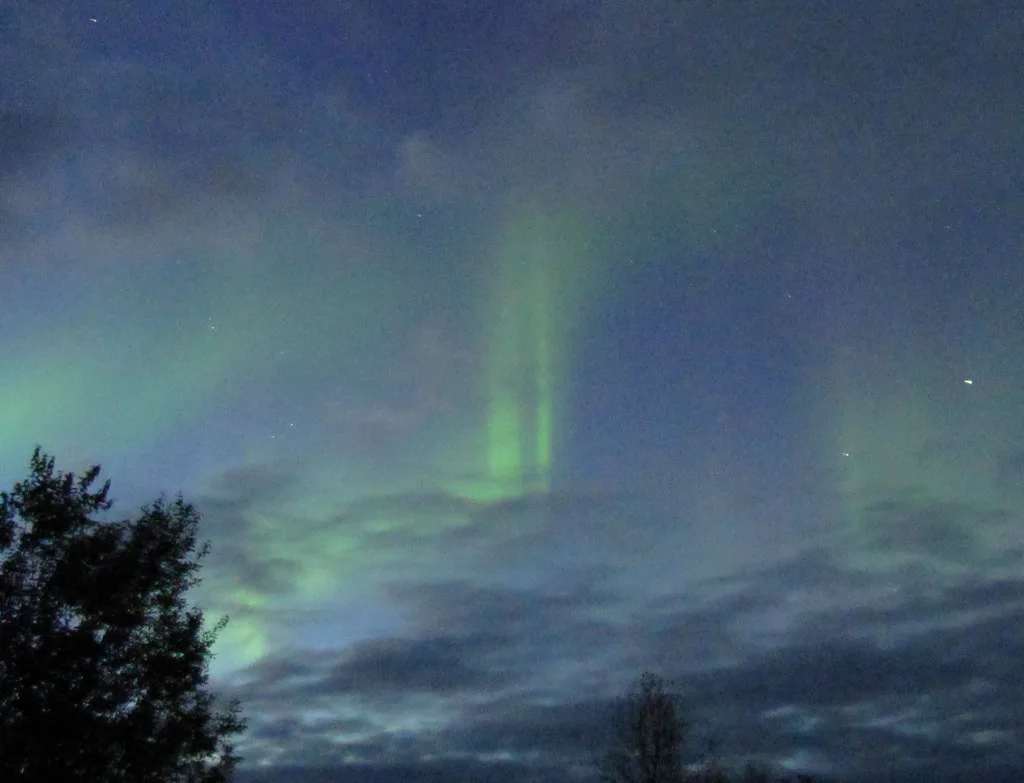 Northern lights in Lapland, Ruka