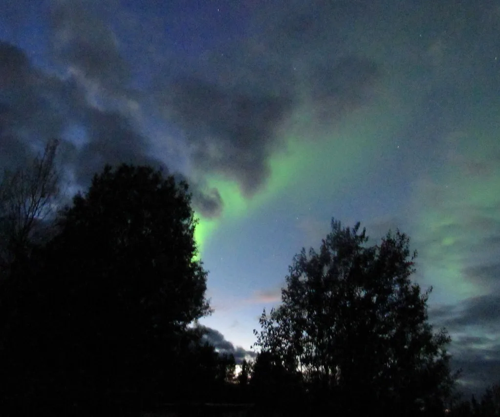 Northern lights in Lapland, Ruka