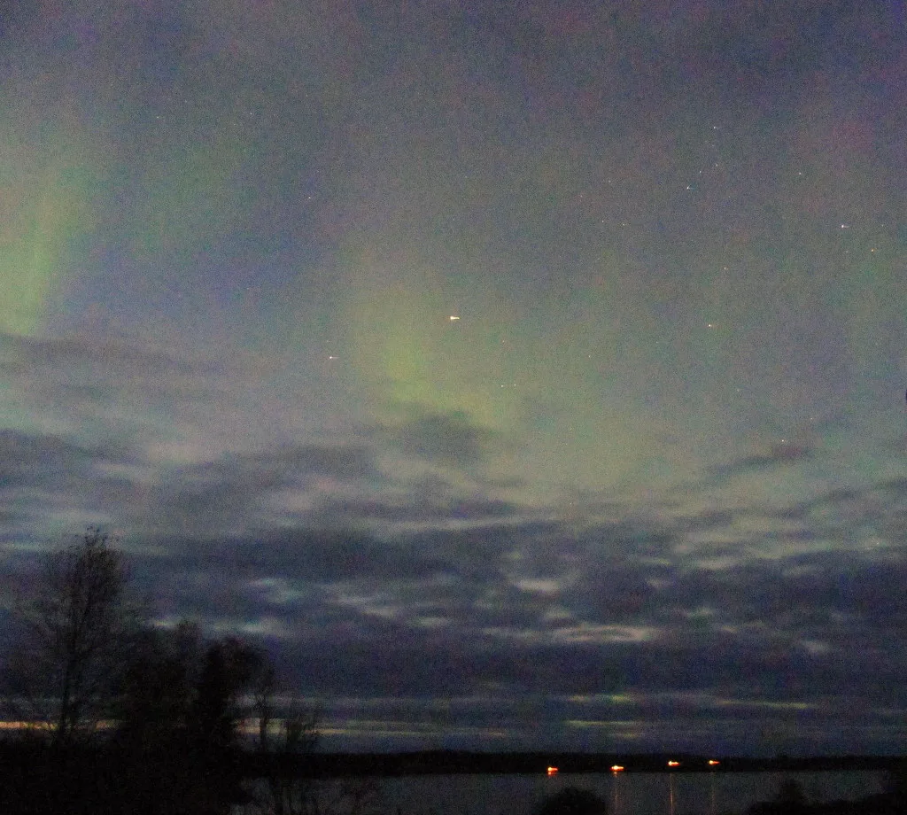 Northern lights in Lapland, Ruka