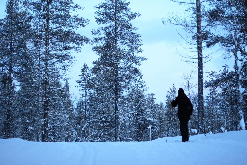 Winter in Saariselkä, Finland