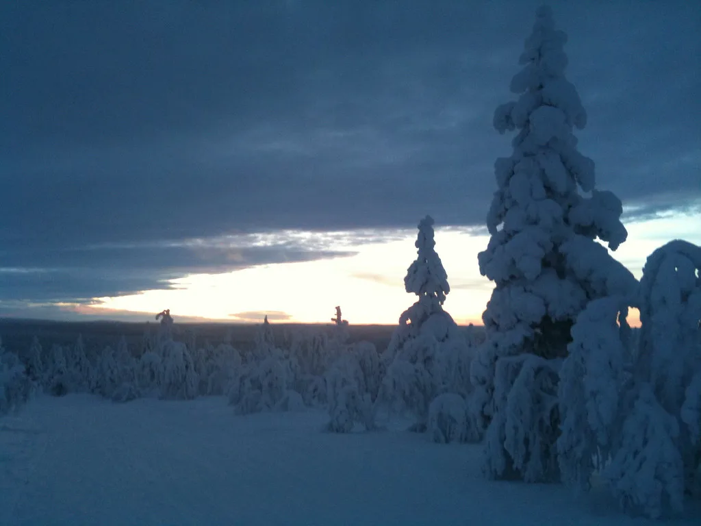 Sunset at Saariselkä
