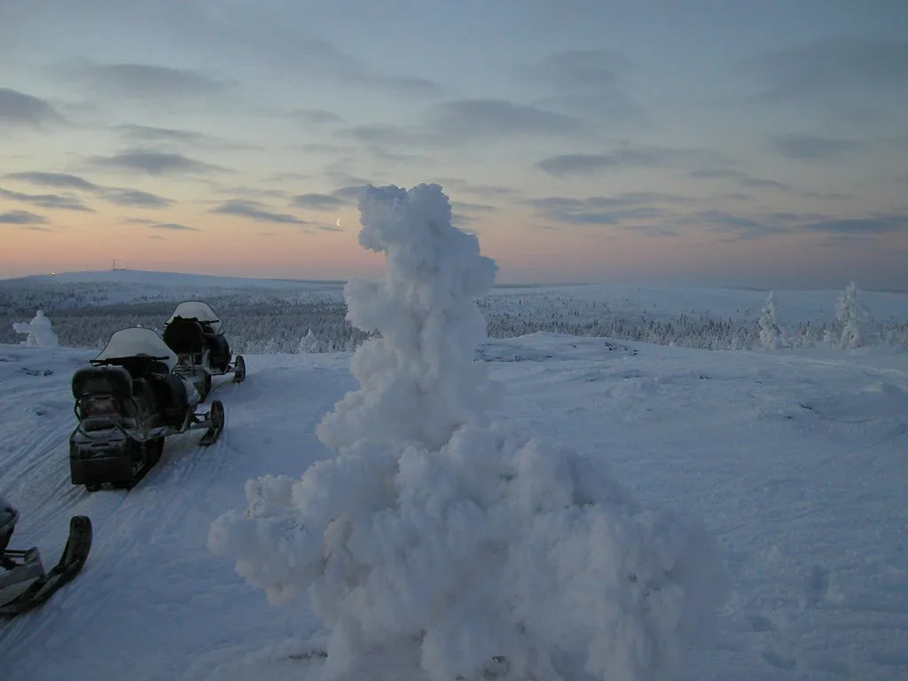 Snowmobiles, Saariselkä