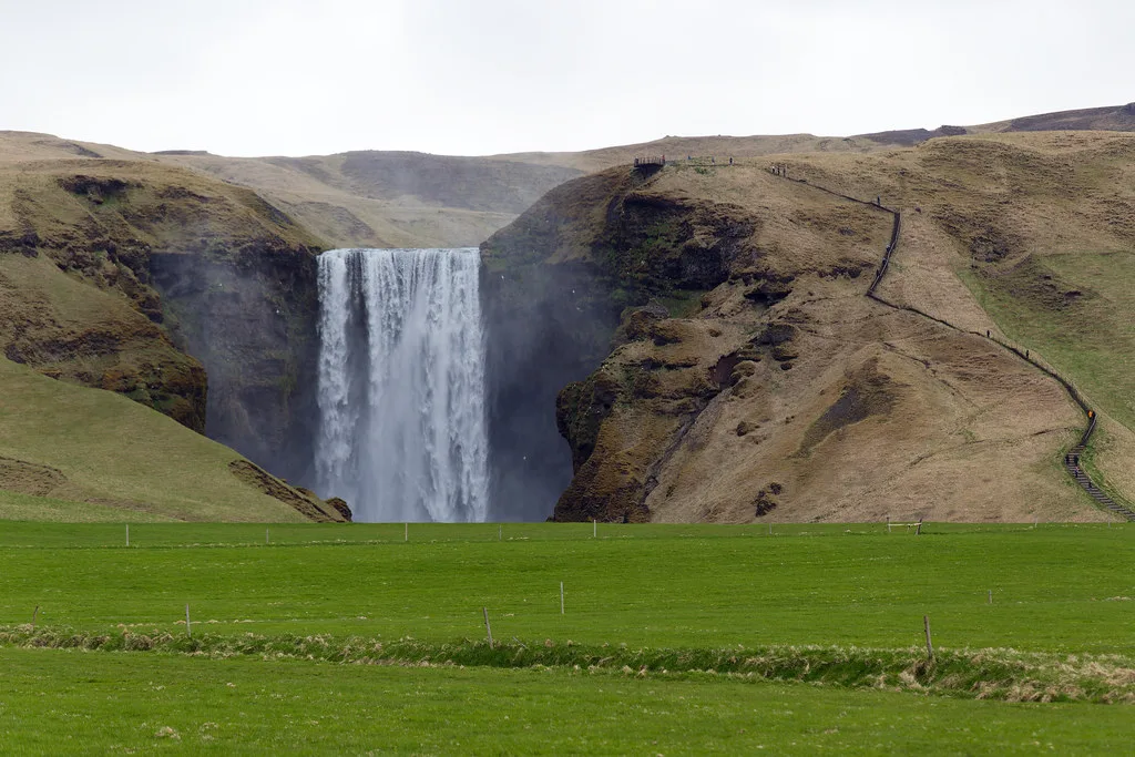 Skógafoss, Vík