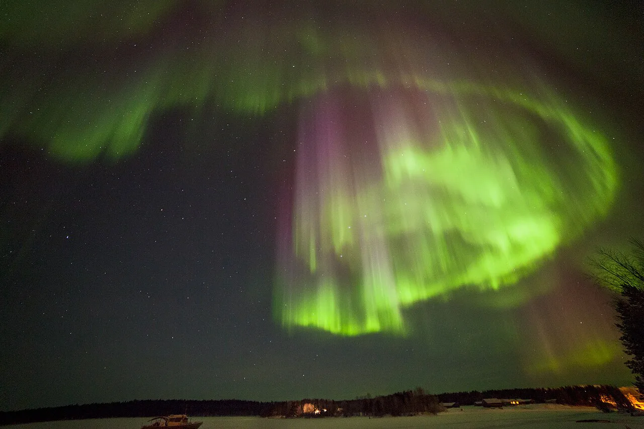 Aurora Borealis - polar lights, Inari